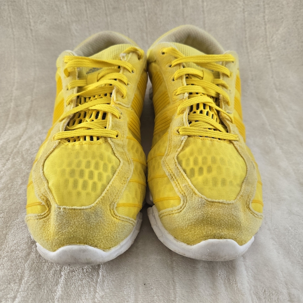 ADIDAS Yellow CLIMA COOL Sneakers Men's Sz9 Activewear Athletic Sport Mesh Shoes - Picture 2 of 12